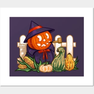 Spooky Autumn Harvest Posters and Art